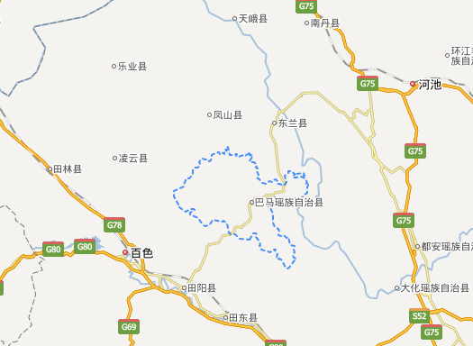 巴马地理位置